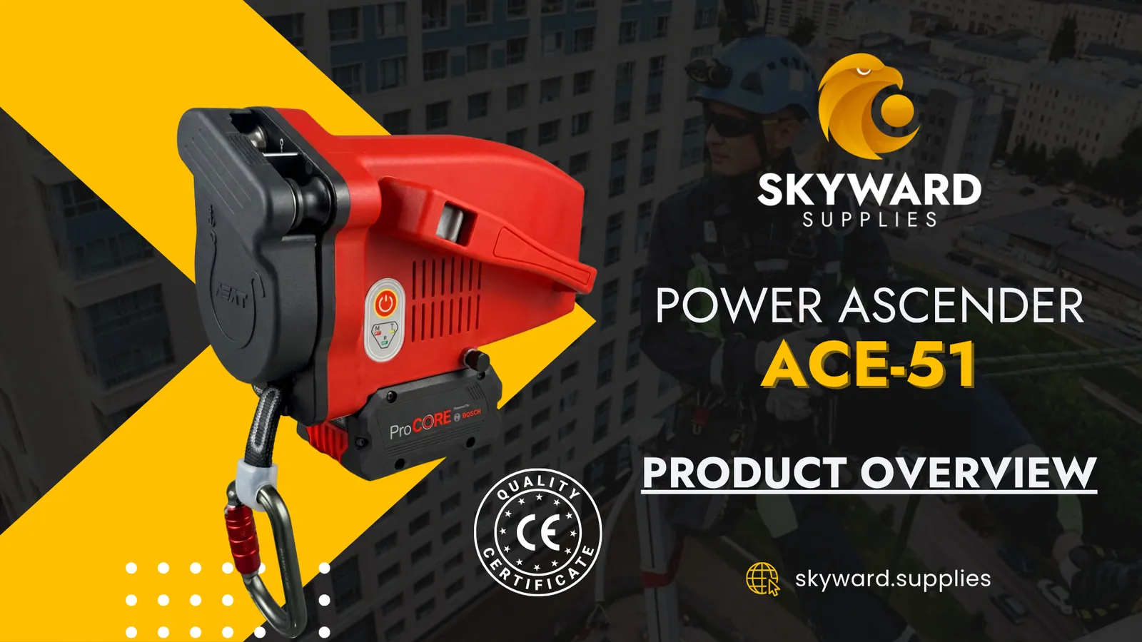 ACE-51 Ultralight Power Ascender — product overview — page 1